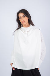 Shift Collar Shirt - White